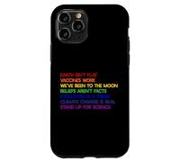 EARTH ISN'T FLAT STAND UP FOR SCIENCE REAL Earth Day Meme Case for iPhone 11 Pro