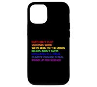EARTH ISN'T FLAT STAND UP FOR SCIENCE REAL Earth Day Meme Case for iPhone 12/12 Pro