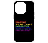 EARTH ISN'T FLAT STAND UP FOR SCIENCE REAL Earth Day Meme Case for iPhone 14 Pro