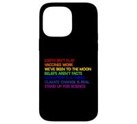 EARTH ISN'T FLAT STAND UP FOR SCIENCE REAL Earth Day Meme Case for iPhone 14 Pro Max