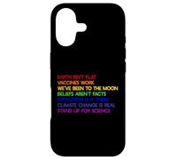 EARTH ISN'T FLAT STAND UP FOR SCIENCE REAL Earth Day Meme Case for iPhone 17