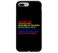EARTH ISN'T FLAT STAND UP FOR SCIENCE REAL Earth Day Meme Case for iPhone 7 Plus/8 Plus