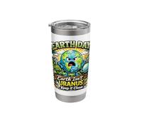 Earth Isnt Uranus Keep It Clean Funny Earth Day Stainless Steel Insulated Tumbler