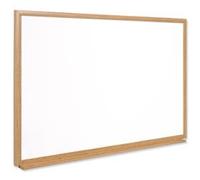 Bi-Office Earth Whiteboard Wall Mounted Melamine Single Sided 120 (W) x 90 (H) cm