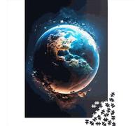 EARTH Jigsaw Puzzles Puzzle for Adults Kids. 1000 Piece Great Gifts Challenge Toy Educational Game Home Decoration for Adults& Kids Age 14 Years Up 1000pcs (75x50cm)