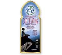 Earth Kiss Inspirations Exfoliating Organic Clay Mask starring "Golden Mountain" Shilajit, with Bamboo Charcoal and Walnut to Exfoliate Your Skin and Feed Your Soul, Black