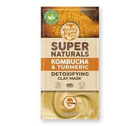 Earth Kiss Super Naturals Detoxifying Kombucha and Turmeric Clay Mask (10g) to Detoxify and Brighten Complexion Orange