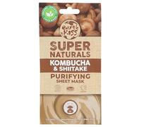 Earth Kiss Super Naturals Purifying Kombucha and Shiitake Sheet Mask to Protect the Elasticity of your Skin and Rejuvenate a Tired Looking Complexion Single Sachet