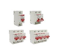 Earth leakage protectors 1pc DC 1000V 1P 2P 3P 4P 80A 100A 125A Solar Mini Circuit Breaker Overload Protection Switch MCB for Photovoltaic PV System (Color : 80a, Size : DC 1P)