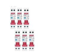 Earth leakage protectors 1pcs 18MM Mini 230V 50/60Hz 1P+N 6KA Residual Current Differential Automatic Circuit Breaker Over Current Leakage Protection (Size : 6A)