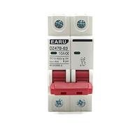 Earth leakage protectors 2P12V 24V 48V 36V DC MCB Battery Car Protector Mini Circuit Breaker DZ47 DC and Negative Pole Rotection Switch Isolator (Color : 32a, Size : 2P)
