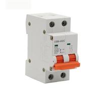 Earth leakage protectors Circuit Breaker 2P DC 500V Solar Mini Circuit Breaker MCB Direct-Current Fuse PV System Solar Engery 1/3/6/10/16/20/25/32/40/50/63A Protector (Size : 3A)