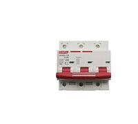 Earth leakage protectors DC 1000V 3P Solar Mini Circuit Breaker Overload Protection Switch 6A 16A 20A 25A 32A 50A 63A 80A 100A 125A Photovoltaic PV MCB (Color : 125a, Size : DC 3P)