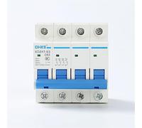 Earth leakage protectors Din Rail Mini Electric Circuit Breakers DC MCB DZ47-63 4P Air Switch Overload Protection 3A 6A 10A 16A 20A 25A 32A 40A 50A 63A (Color : 20A, Size : 10pcs 4P)
