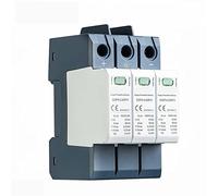 Earth leakage protectors GSP9 3P Solar PV Low Voltage DC SPD Din Rail DC 600V 1000V 1500V 40KA Surge Arrester Lightning Protector 1Pcs (Size : 3P 600VDC)