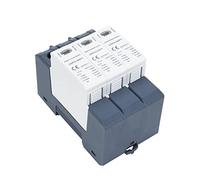 Earth leakage protectors GSP9 Photovoltaic DC 3P 600V 1000V 1500V 40KA Surge Protector Protective Device Lightning Protection Din Rail T1+T2 1Pcs (Size : 3P 1500VDC)