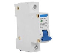 Earth leakage protectors Miniature Circuit Breaker, Flame Retardant Intelligent 230V Miniature Circuit Lightweight for Combiner for Solar for Small Power Generation Systems