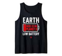 Earth Low There is No Planet B Climate Change Tank Top