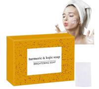 Earth/ly De/rm Turmeric Soap,Ko/jic Acid Soap,Turmeric Soap Bar,Dark Spot Remover for Even Skin Tone,Ko/jic Acid and Tu/rmeric So/ap for Face&Body,Tu/meric So/ap,Acne,Dark Spots,Smooth Skin for Women