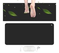 Earth Mat Grounding Sheet for Improved Sleep,Earth Mouse Mat,Grounding Mat Earthing UK Bed Sheet Well Mat for Improve Sleep Pain,Headache Relief,Reduce Anxiety Fatigue Relief 30x100cm