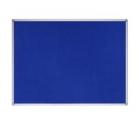 Earth Maya Felt Noticeboard 180x120cm Blue Aluminium Frame FA2743790