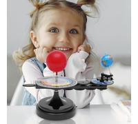 Earth Moon In Model, Moon Sun Earth Kit Toys, Astronomy Teaching Model with Stable Base for Kids, Children, Girls, Boys, Student