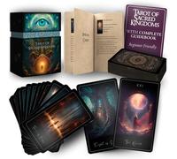 Earth Moon Magick Tarot of Sacred Kingdoms 78-Card Tarot Deck with Guidebook Oracle Cards for Spiritual and Shadow Work, Perfect for Beginner Recycled and Premium Material