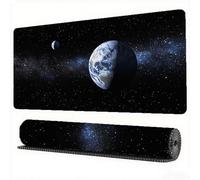 Earth Mouse Pad 600 x 400 x 3 mm XXL Desk Mat Starry Sky Mouse Mat, Extended Japanese Mousepad, Large Desk Pad with Non-Slip Base and Stitched Edge Office Accessories for Gaming Work Laptop, Model829
