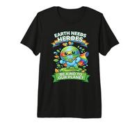 Earth Needs Hero Be Kind to Our World Earth Day Kid Premium T-Shirt