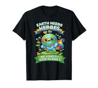 Earth Needs Hero Be Kind to Our World Earth Day Kid T-Shirt
