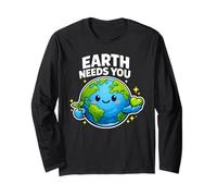 Earth Needs You Earth Day Long Sleeve T-Shirt