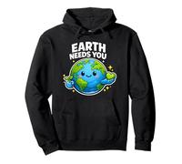 Earth Needs You Earth Day Pullover Hoodie