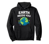 Earth Needs You Earth Day Pullover Hoodie