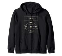 Earth Orbit and Solar Motion Space Science Diagram Zip Hoodie
