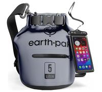 Earth Pak-Torrent Series Waterproof Dry Bag Keeps Gear Dry for Kayaking, Boating, Hiking, Camping and Fishing with Waterproof Phone Case (Grey, 20L)