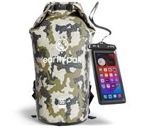 Earth Pak -Waterproof Dry Bag - Roll Top Dry Compression Sack Keeps Gear Dry for Kayaking, Beach, Rafting, Boating, Hiking, Camping and Fishing with Waterproof Phone Case