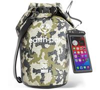 Earth Pak -Waterproof Dry Bag - Roll Top Dry Compression Sack Keeps Gear Dry for Kayaking, Beach, Rafting, Boating, Hiking, Camping and Fishing with Waterproof Phone Case