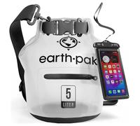 Earth Pak Waterproof Dry Bag with Zippered Pocket - Waterproof Dry Bag Backpack Keeps Gear Dry Kayak - Waterproof Phone Case