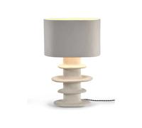 Earth papier-mâché table lamp, Marie Michielssen White one size