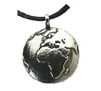 Earth Pendant, fine english pewter