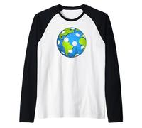 Earth Pickleball. Earth Day Favors. Funny Earth Day Raglan Baseball Tee