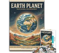 Earth Planet Our Global Environment Poster Jigsaw Puzzle, 1000 Pieces