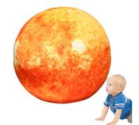 Earth Planet Plush - Blue Ball Shaped Fabric Cushion, Soft Cuddly Space Toy Cushion, Decorative Plush Throw for and Girls, Cosy Room Accent | Bedroom, Living Room