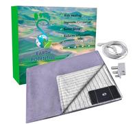 Earth Potential Grounding Throw Blanket | Soft and Cozy Conductive Blanket for Relaxation and Comfort | Large Size for All Ages | Ideal for Home or Travel Use