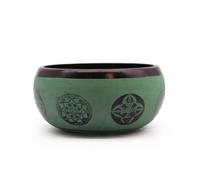 Earth Powder Singing Bowl Mandala Buddha 16Cm
