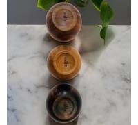 Earth Premium Wooden Salad Bowls, Set of 3, Acacia Wood, Handcrafted