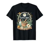Earth Quiet Autumn Herbal Witch Moon Magic Witchy T-Shirt
