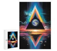 Earth Rainbow Prism Jigsaw Puzzle, 1000 PCS, for Adults And Families, An Absorbing Project for Relaxed Weekends, for Family Fun