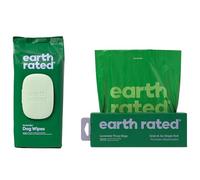 Earth Rated - Bags Replacement roll 300 lavender bags & dog and cat Wipes 100 units, lavender oil