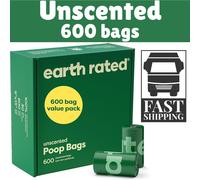 Earth Rated Dog Poo Bags Guaranteed Leak Proof and Extra Thick Waste Bag Refill